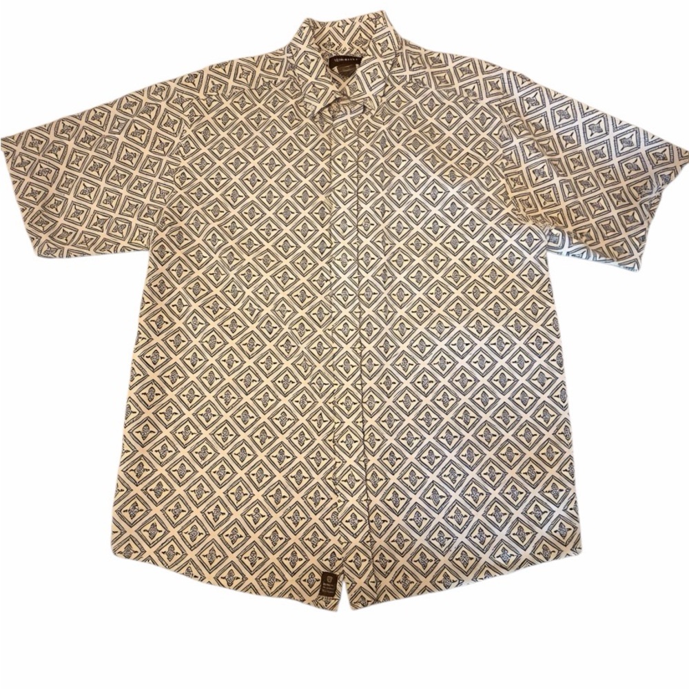 Ariat Men's Diamond Pattern Button Down Shirt - B… - image 1